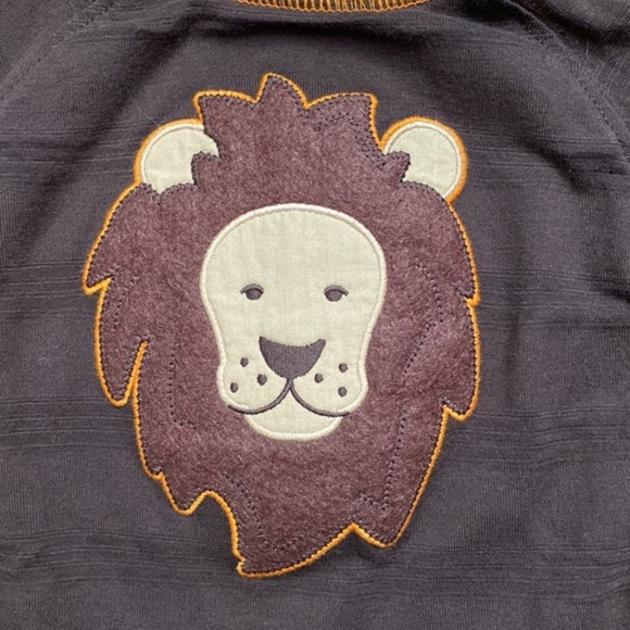 Janie and Jack Cotton Safari Lion Onesie Shorts 6-12M - Picture 2 of 5